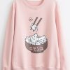 Cat In Bowl Sweatshirt