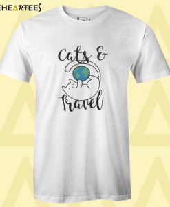 Cats and Travel T shirt