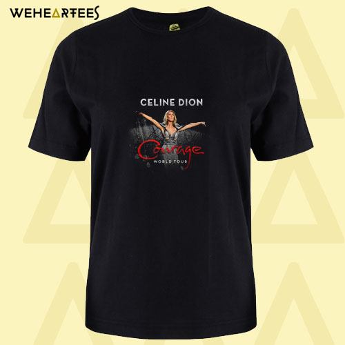 Celine Dion Courage Tour T Shirt