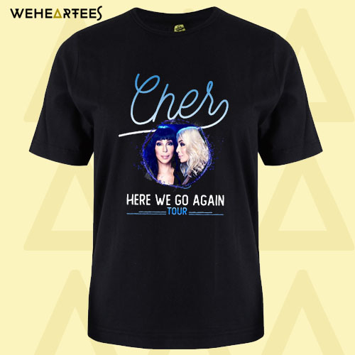 Cher Tour Here We Go Again T Shirt