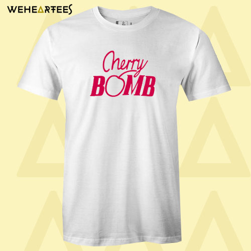 Cherry Bomb White T shirt