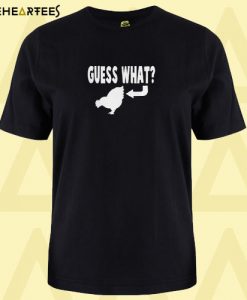 Chicken butt graphic T shirt