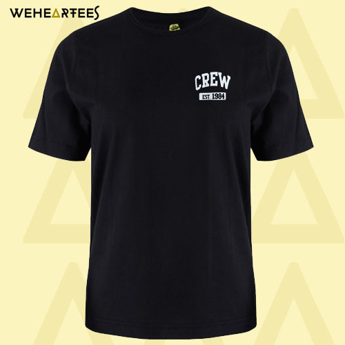 Crew Est 1984 black T shirt