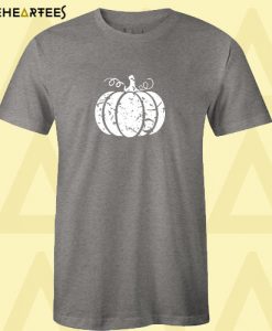 Distressed Pumpkin T Shirt