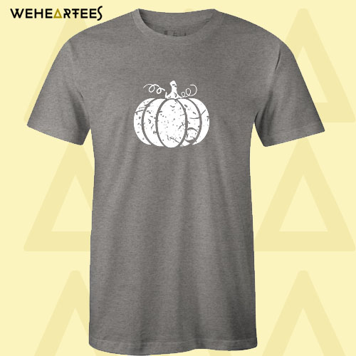 Distressed Pumpkin T Shirt