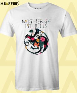 Flower mother of bitbulls T-shirt