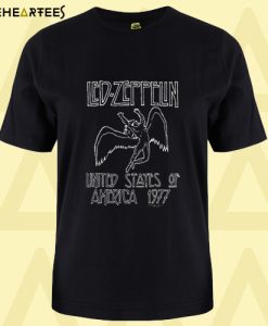 Led Zeppelin United States Of America 1977 T Shirt