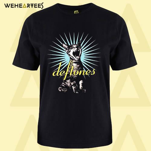 Man's Classic Deftones (Like) Linus Scoop Neck T-Shirts