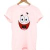 Patrick Face Light Pink T shirt