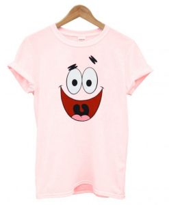 Patrick Face Light Pink T shirt