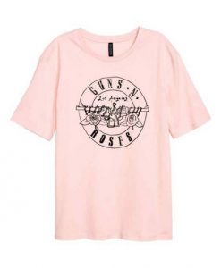 Pink Guns N Roses T-shirt