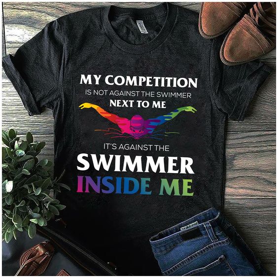 Swimmer Inside Me Sport T-Shirt