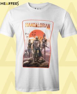 The Mandalorian Desert Sunset Group Art T-Shirt