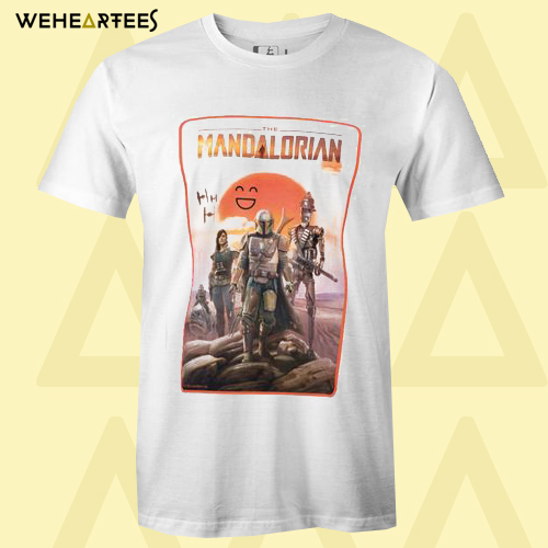 The Mandalorian Desert Sunset Group Art T-Shirt