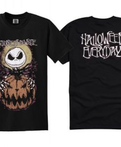 The Nightmare Before Christmas Motionless in White Halloween Everyday T Shirt Twoside