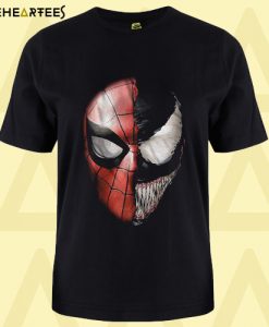 Venom Spidey Faces Spiderman Avengers T-shirt