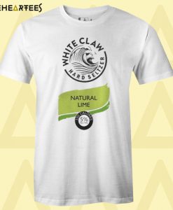 White claw Hard seltzer Natural Lime Halloween Costume Dress shirt t-shirt