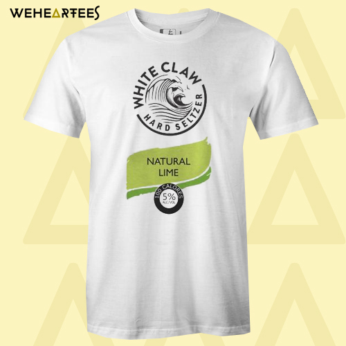 White claw Hard seltzer Natural Lime Halloween Costume Dress shirt t-shirt