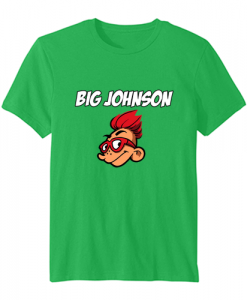 big johnson tshirt green