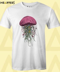 floral jellyfish t shirt