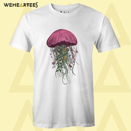 floral jellyfish t shirt