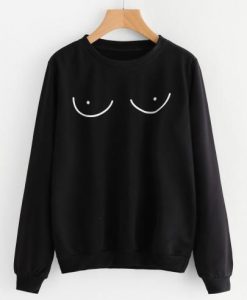 3D boobs sweatshirt DAP