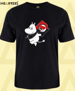 Antifa Moomin Anti-Fascist T Shirt