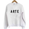 Arte font sweatshirt DAP