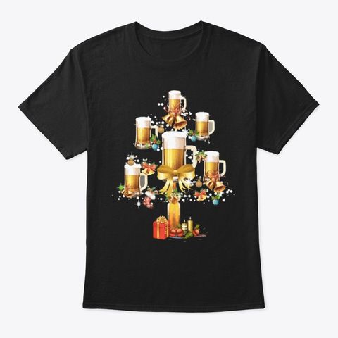 Beer Xmas Tree christian gift Tee Shirt DAP