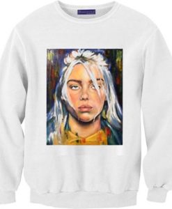 Billie Eilish paint art Sweatshirts DAP