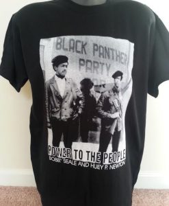 Black panther party T-shirt DAP