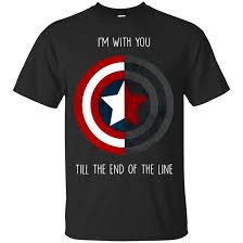 Captain America I'm With You t-shirt DAP