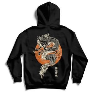 Chinese Dragon - Black Hoodie DAP