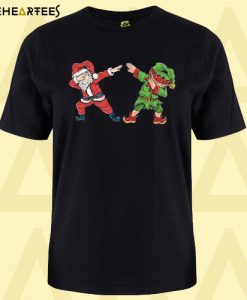 Christmas Dabbing Santa Claus and Elf Squad Long Sleeve T-Shirt