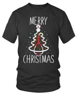 Christmas Stethoscope T Shirt DAP