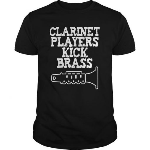 Clarinet Players Kick Brass T Shirt DAP