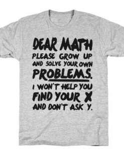 Dear Math T-Shirt DAP