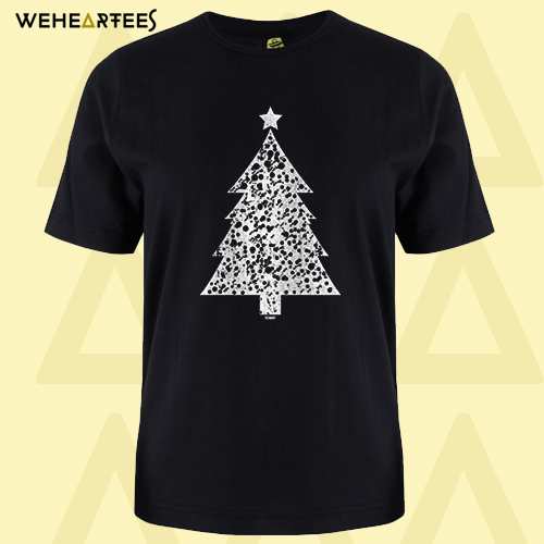 Distressed Christmas Tree – Xmas Santa Claus T-Shirt