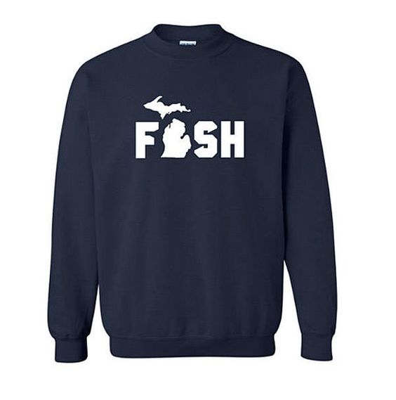 Fish Michigan Sweatshirt DAP