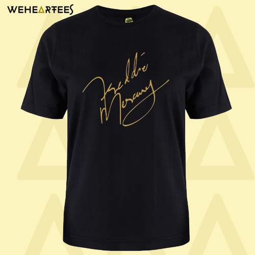 Freddie Mercury Signature t shirt