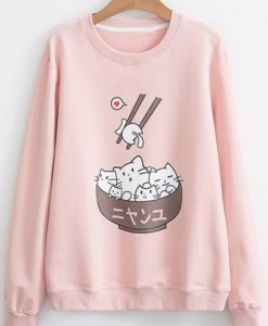 Funny Cartoon Bowl Sweatshirt DAP