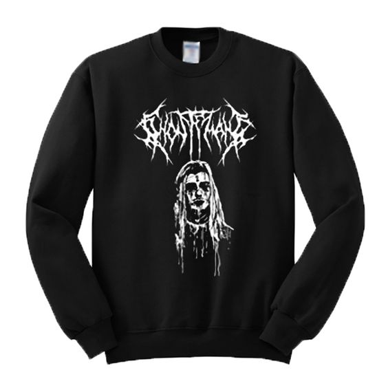 Ghostemane Graphic Sweatshirt black DAP