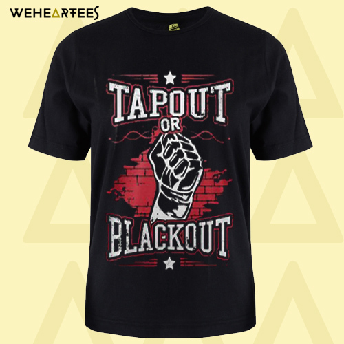 Guys V-Neck - Tapout Or Blackout - V-Neck Shirt T Shirt