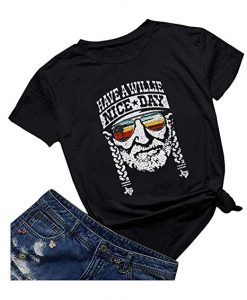 Have A Willie Nice Day Willie Nelson t-shirt DAP