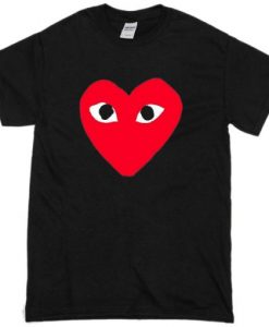 Heart with eyes T-shirt DAP