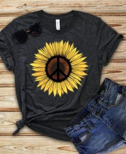 Hippie Sunflower Tshirt DAP