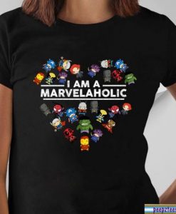 I Am A Marvelaholic Shirt DAP