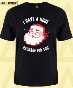 I Have A Huge Package For You Santa Tshirt