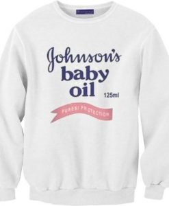 Johnson's Baby Oil Sweatshirt DAP