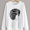 Letter And Figure Print Sweatshirt DAP